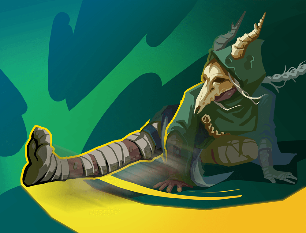 Leg Sweep — Uncommon Skill card for Silent in Slay the Spire 2