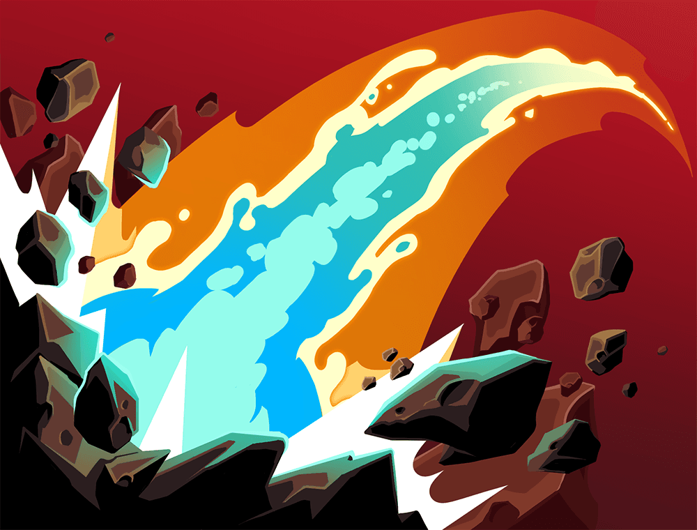 Meteor Strike — Rare Attack card for Defect in Slay the Spire 2