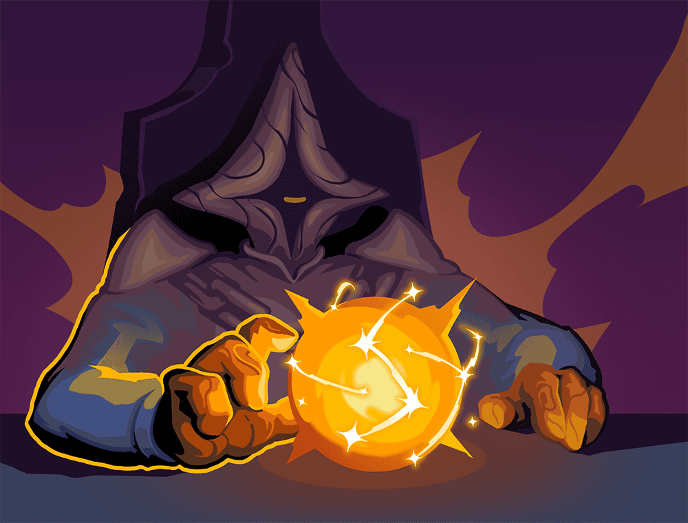 Prophesize — Uncommon Skill card for Regent in Slay the Spire 2