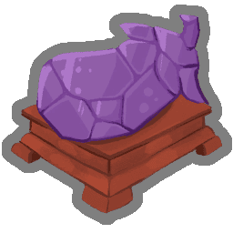 Amethyst Aubergine — Common shared relic in Slay the Spire 2